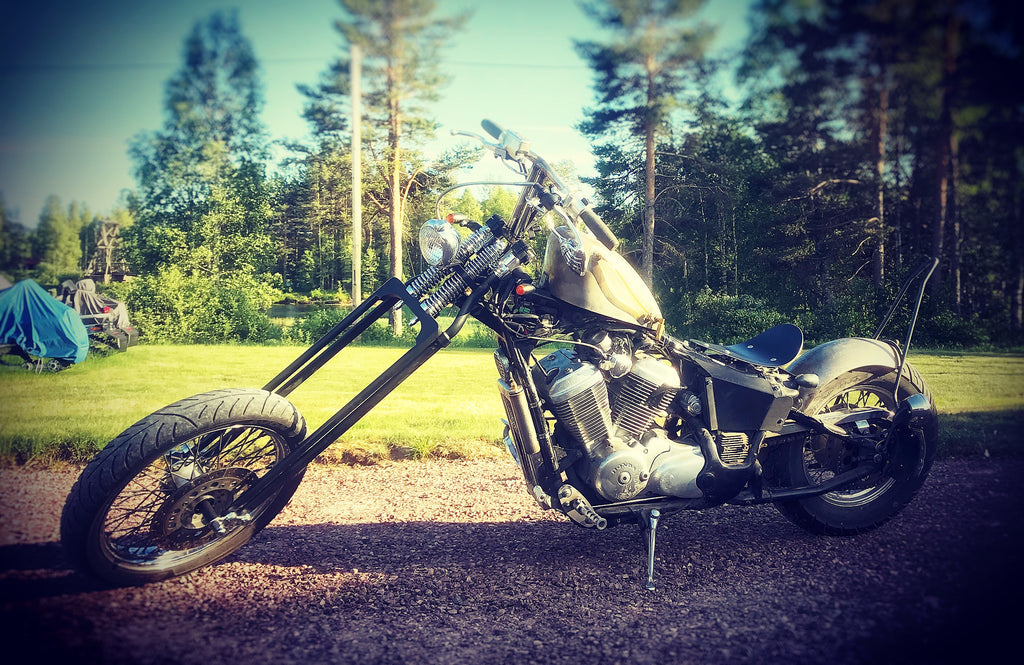 Daniel Nystrom's Honda Shadow VT600 Chop -- Swedish Style