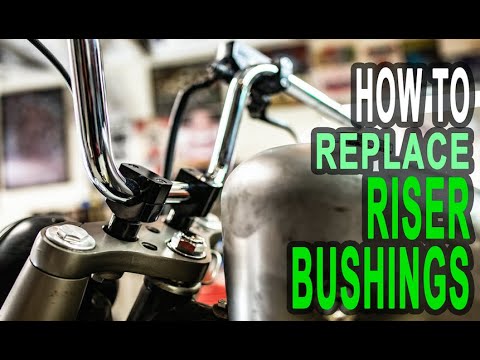 Replacing Honda Shadow Riser Bushings – HOW TO – TJ Brutal Customs
