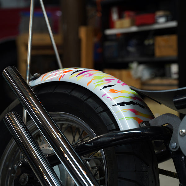 Complete Bolt-On Rear Fender and Sissy Bar Kit - Honda Shadow VT600 VLX - The Anteris