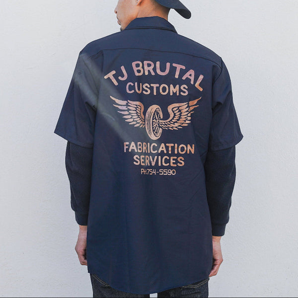 Brutal Mechanic Button Down Shirt