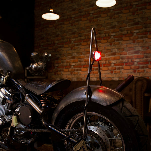 Complete Bolt-On Rear Mohawk Fender and Sissy Bar Kit - Honda Shadow VT600 VLX - The Anteris