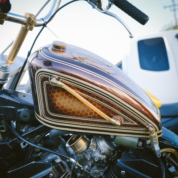 Custom Peanut Gas Tank for Honda Shadow Spirit VT750DC, DCA, DCB 2001 - 2007