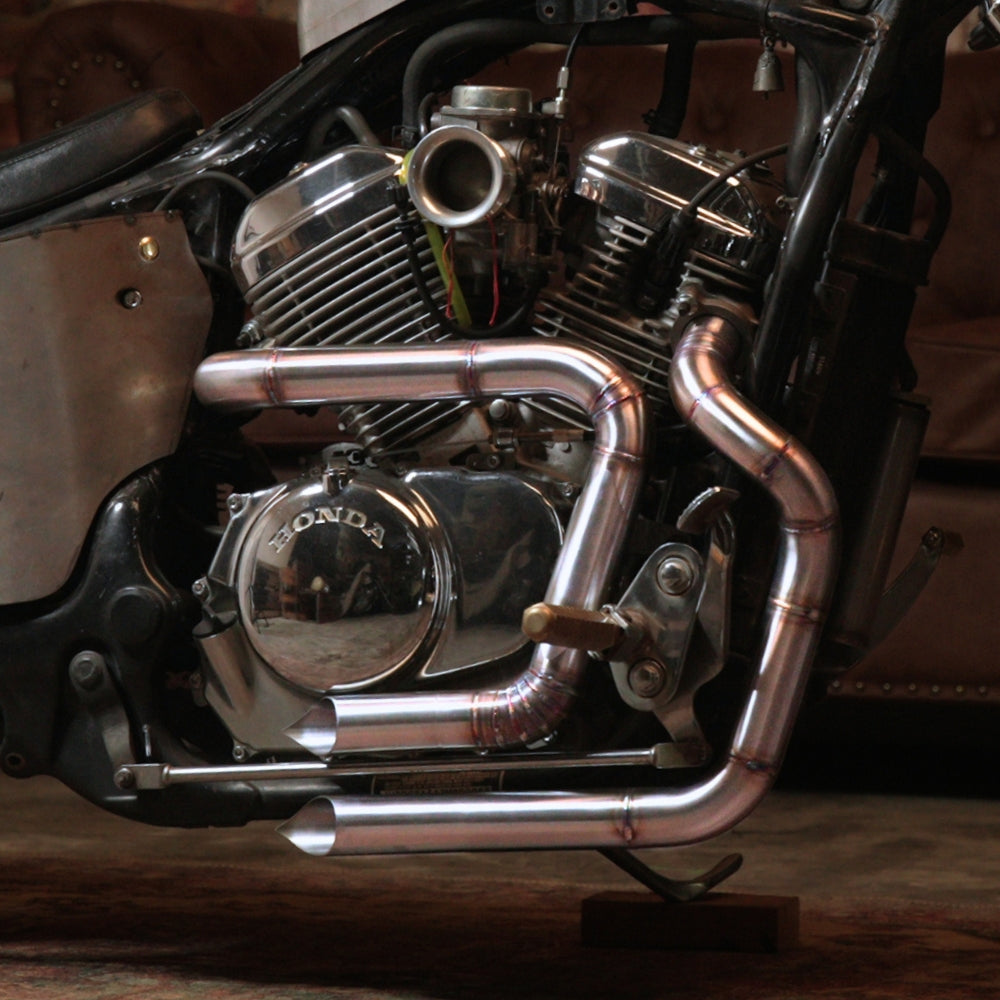 Mantis Exhaust - Honda Shadow VT600 VLX600 88-07 - Premium Stainless Series