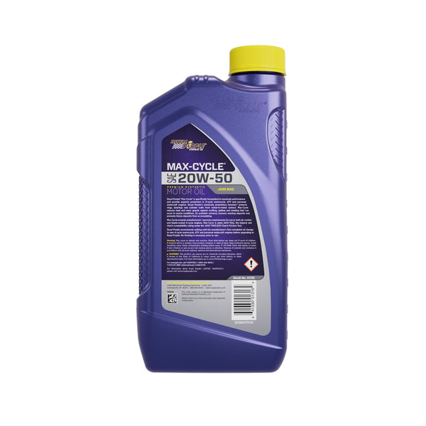 Royal Purple Max-Cycle 20W-50 Synthetic Motorcycle Oil (01316)