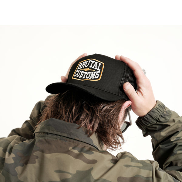 TJ Brutal Customs Badge of Honor Trucker Hat