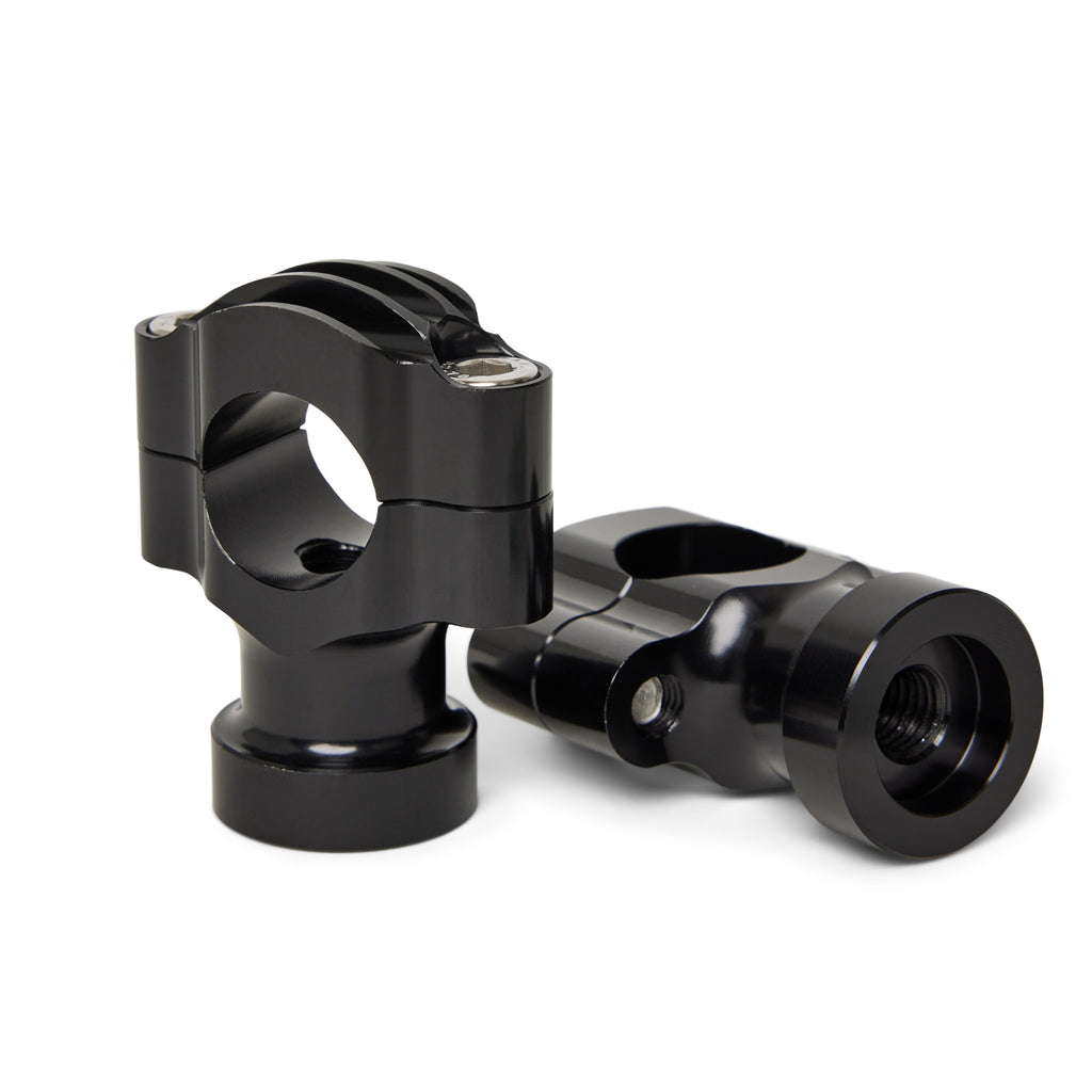 Finned Risers for Honda Shadows - Fits 1" Handlebars (2", 4" or 6" Rise)